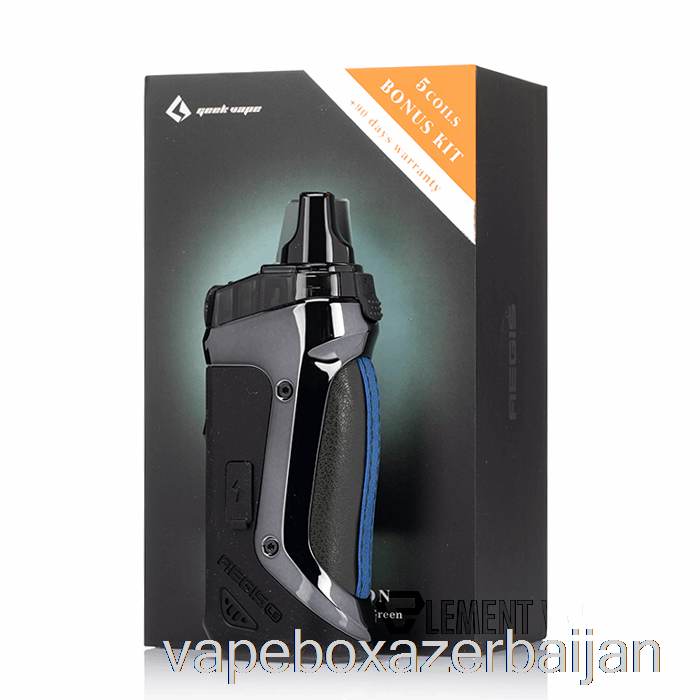 Vape Azerbaijan Geek Vape AEGIS BOOST 40W Pod Mod Kit LE Bonus Kit - Midnight Green